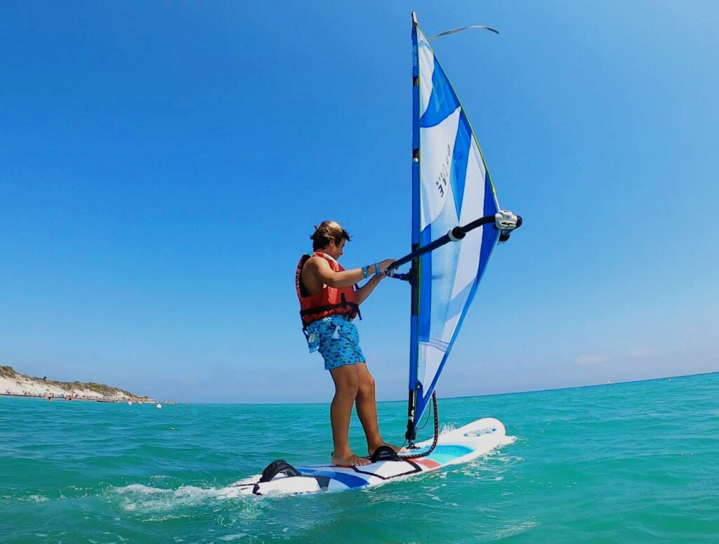 Corso di windsurf per bambini